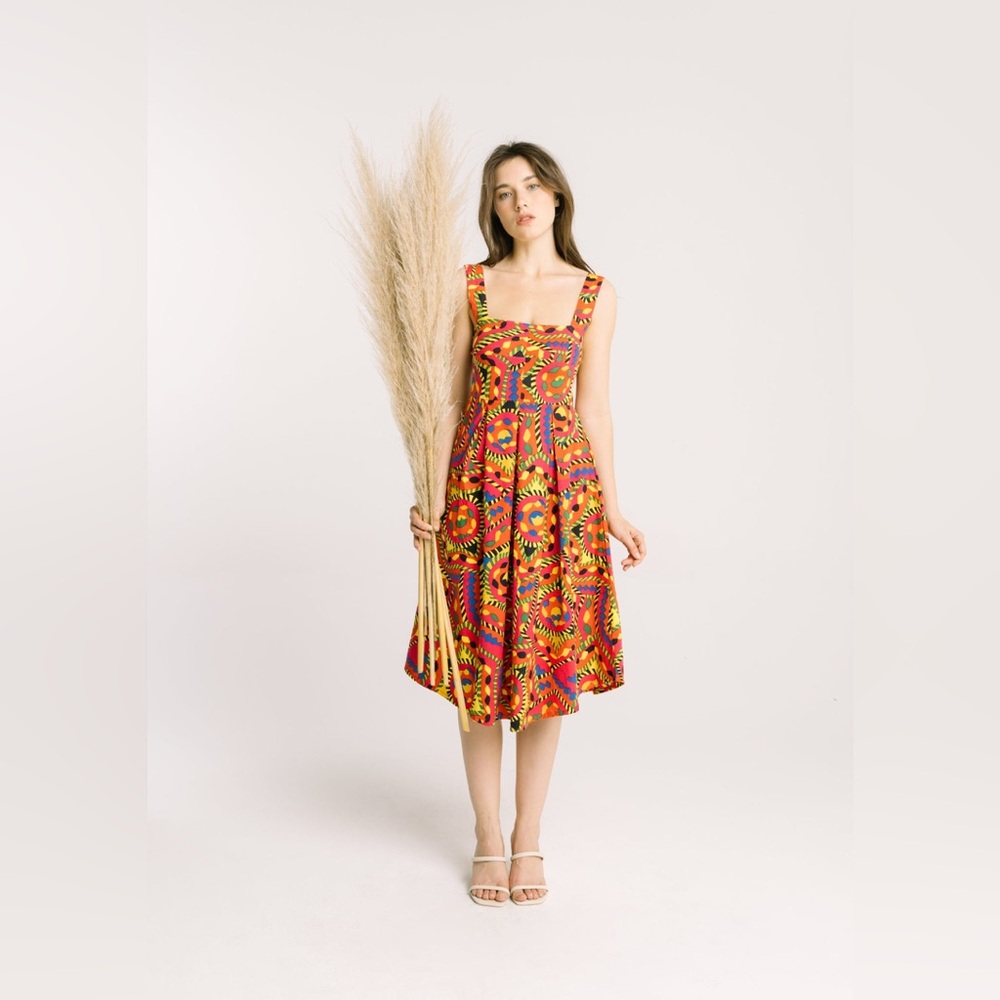 Vibrant Floral Mini Dress